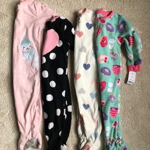 Girls Fleece Pajamas 18 mo.